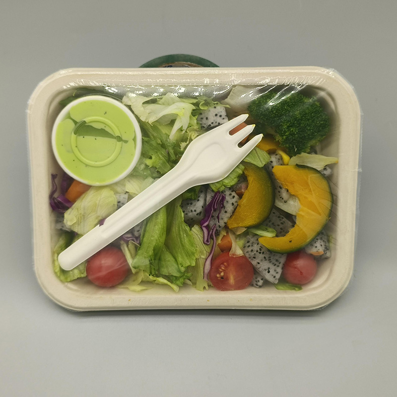 30.4 oz 1compatement Compostable Fiber Coated Tray