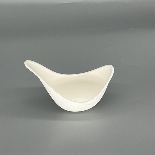 Crescent Conpostable Fiber Small Bagasse Container