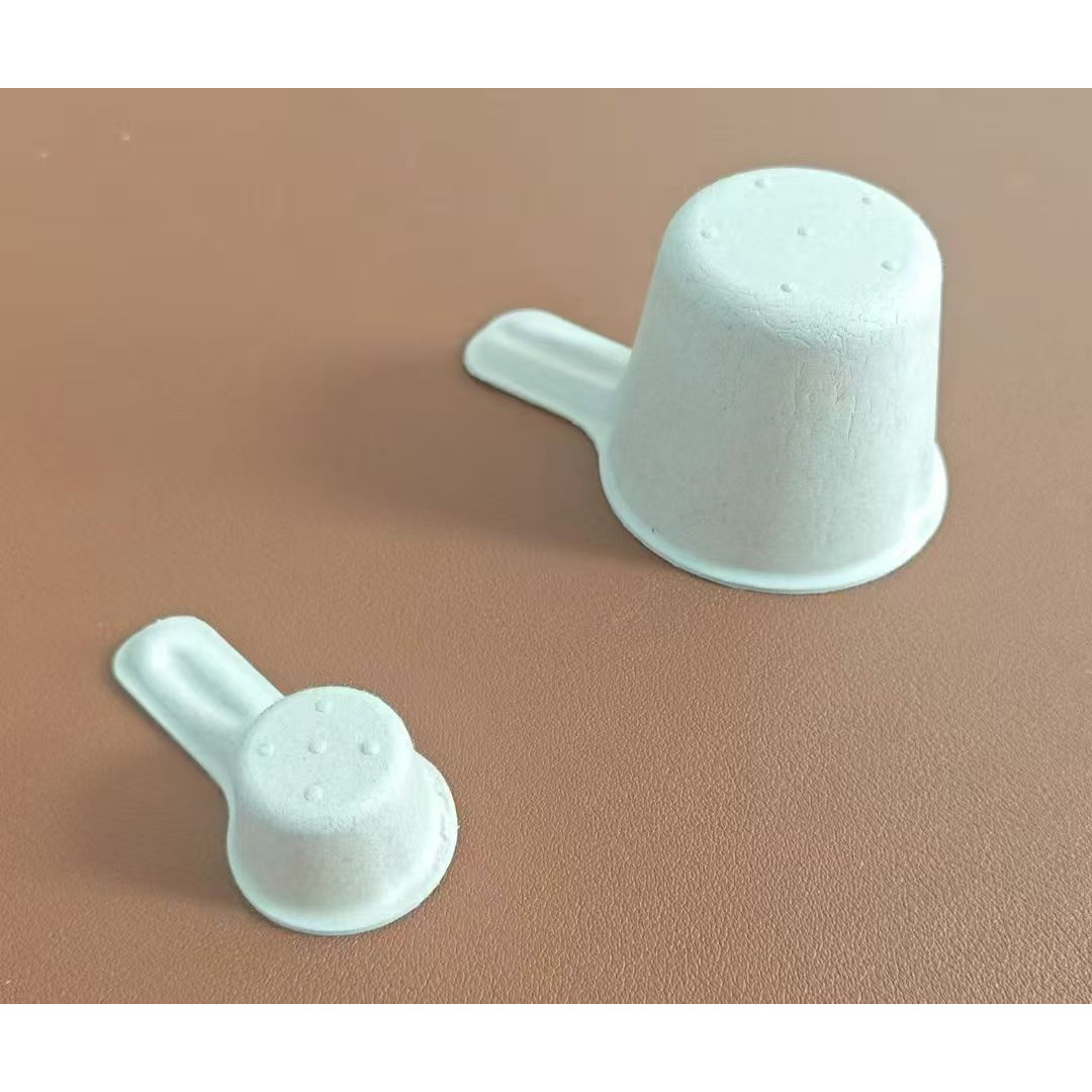 Compostable Fiber Measuring Cup and Measuring Spoon