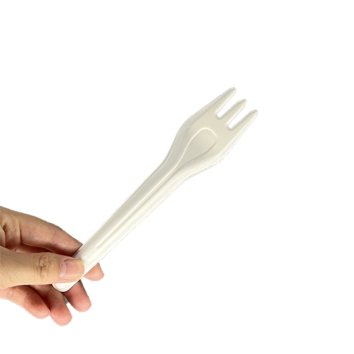 Disposable Compostable Bagasse Paper Fork