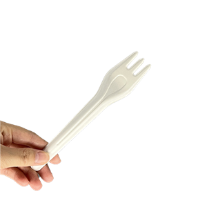 Disposable Compostable Bagasse Paper Fork