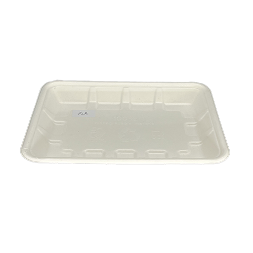 PLA Coated Sugarcane Bagasse Fiber Meat Tray