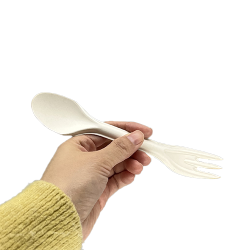 Compostable Sugarcane Bagasse Fiber Spoon and Fork​