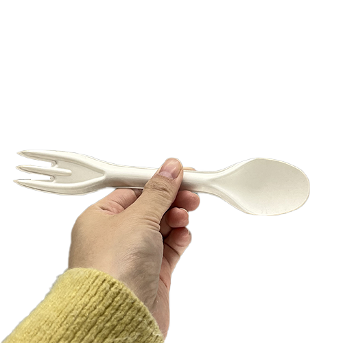 Compostable Sugarcane Bagasse Fiber Spoon and Fork​