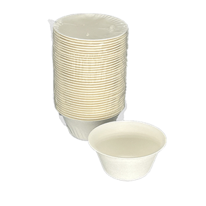 Disposable Compostable Sugarcane Bagasse Pulp Tea Cup