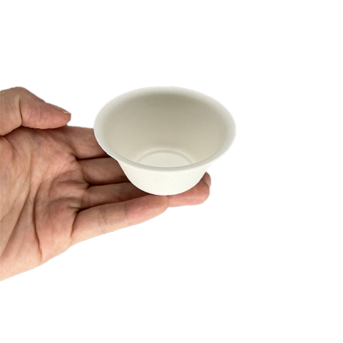 Disposable Compostable Sugarcane Bagasse Pulp Tea Cup