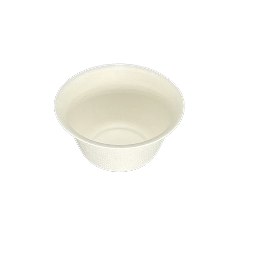 Disposable Compostable Sugarcane Bagasse Pulp Tea Cup