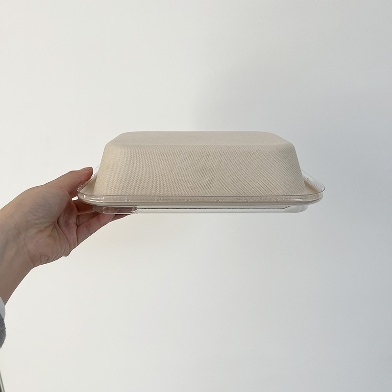 Sugarcane Bagasse Meal Prep Containers with Coated and Lid