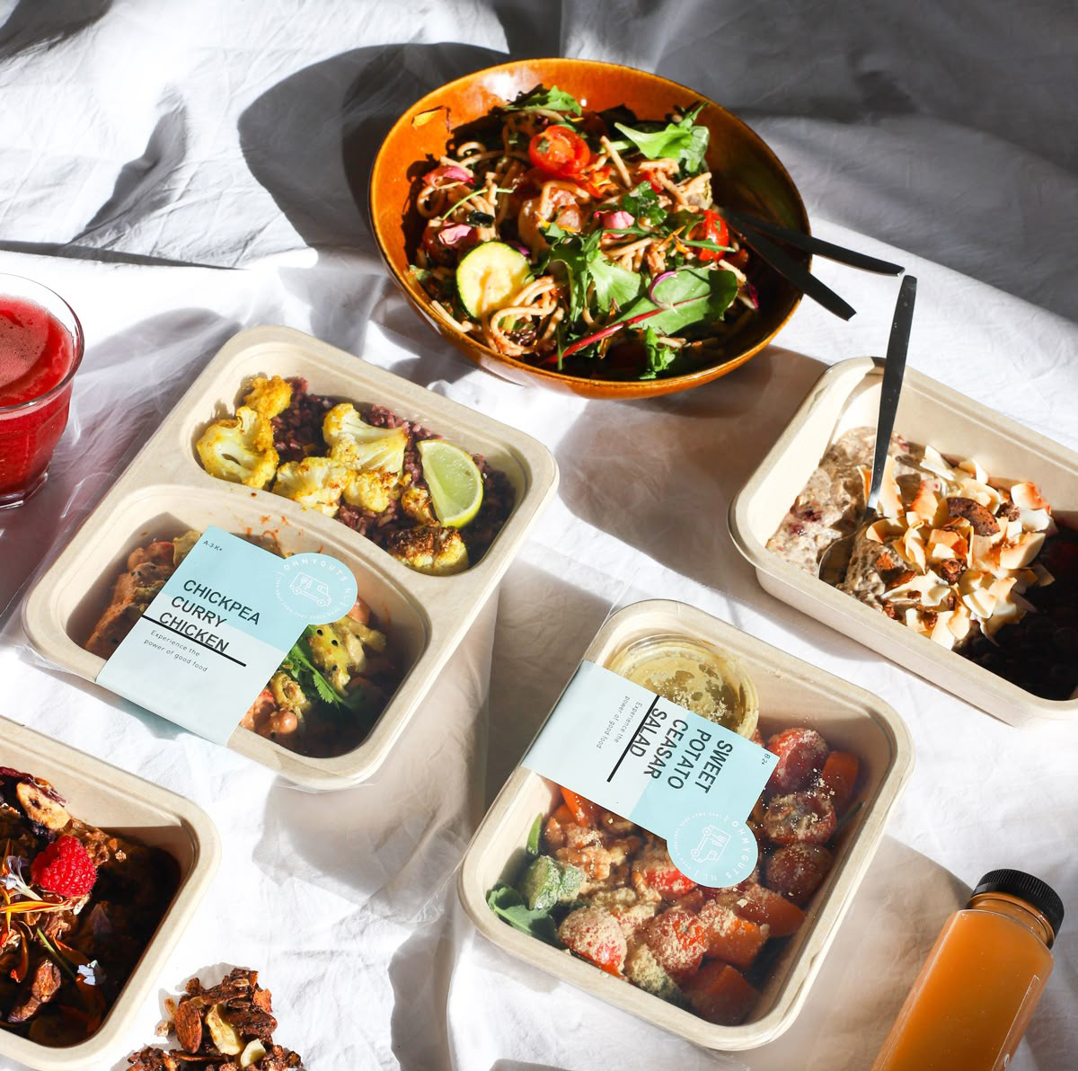 Bagasse coated ready meal trays