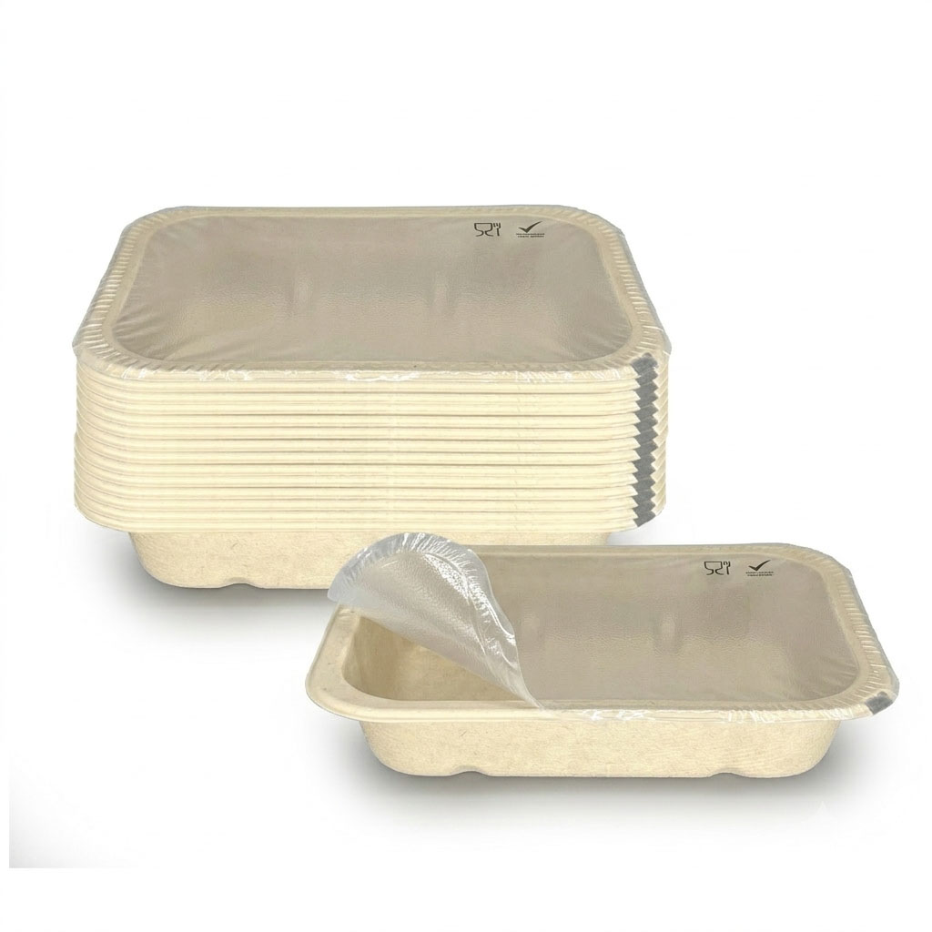 Compostable Ready Meal Packaging Manufacturer | Bagasse Coated Trays