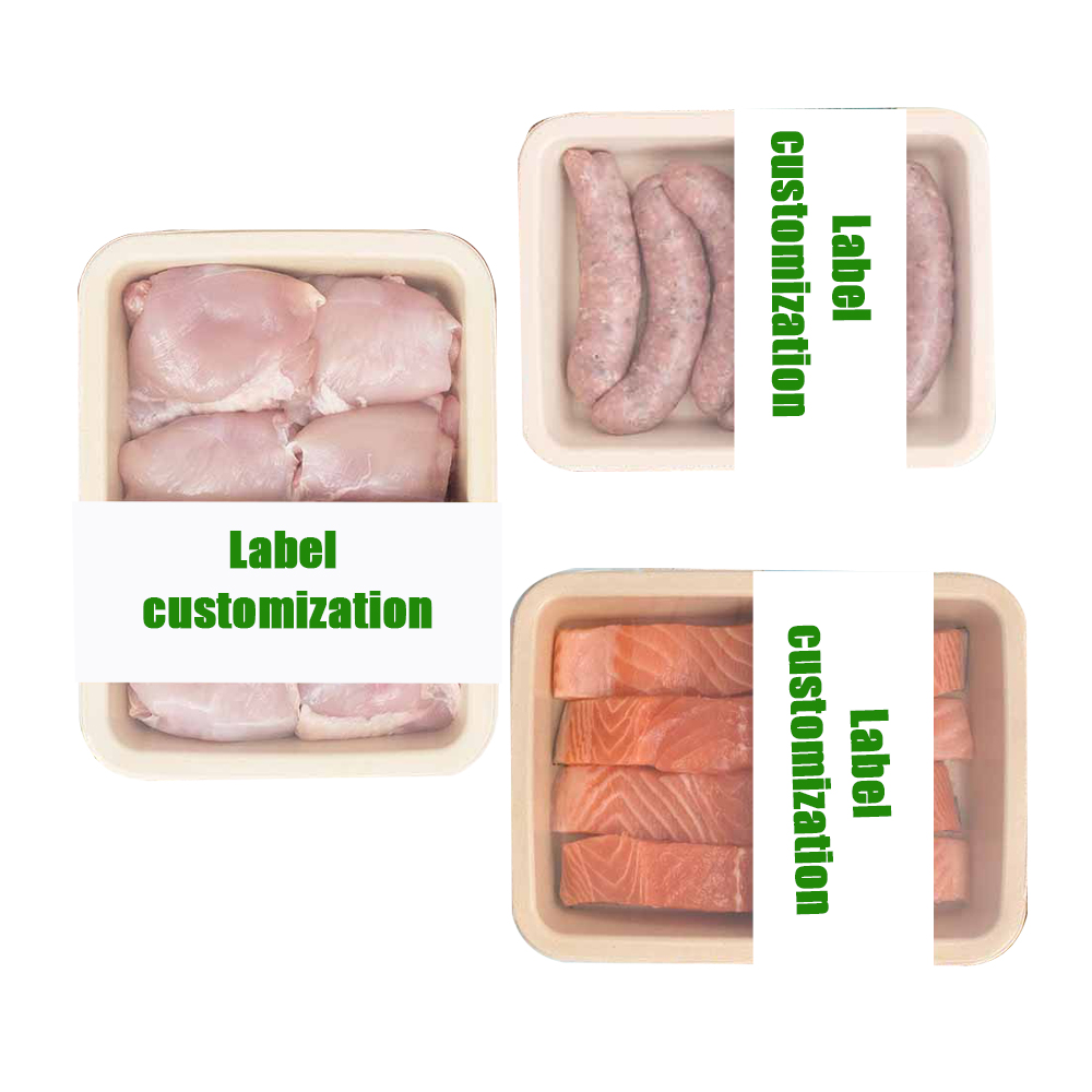 Biodegradable Fibre Food Tray Packaging with Coating