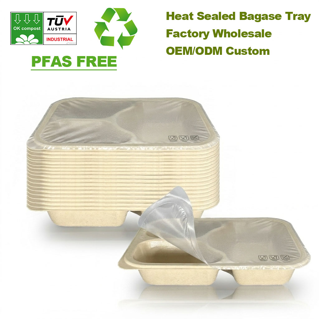 Laminated Sugarcane Bagasse Trays