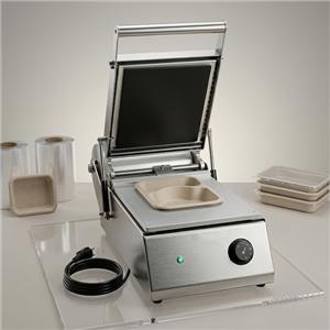 Manual Tray Sealing Machine with Interchangeable Molds