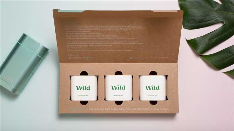 Sustainable Bagasse Deodorant Refill Packaging