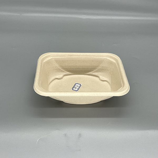 24oz Premium Square PFAS-Free Laminated Bagasse Trays