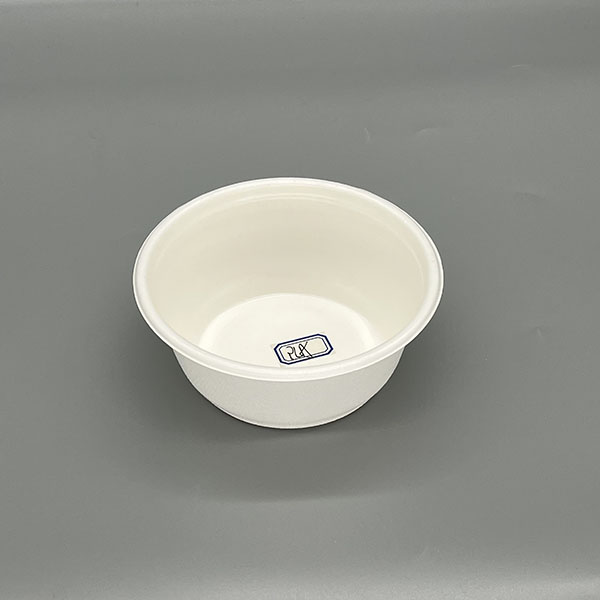 350ml Compostable Laminated Sugarcane Bagasse Pulp Bowl