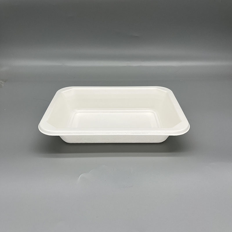 220x168x41mm VSP Trays: Cardboard Kraft Paper / CPET / Laminated Bagasse