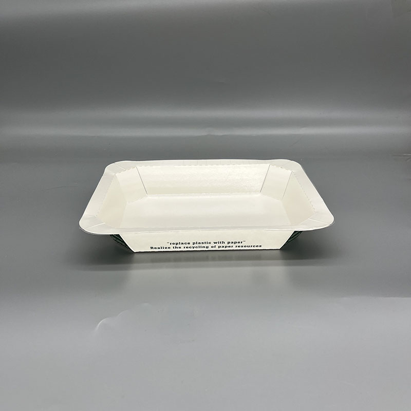 220x168x41mm VSP Trays: Cardboard Kraft Paper / CPET / Laminated Bagasse
