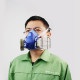 Half Facepiece Mask with Multi Gas and Vapor Cartridge