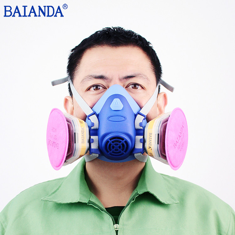 Hydrogen Chloride Respirator Cartridge with P100 Particulate filter