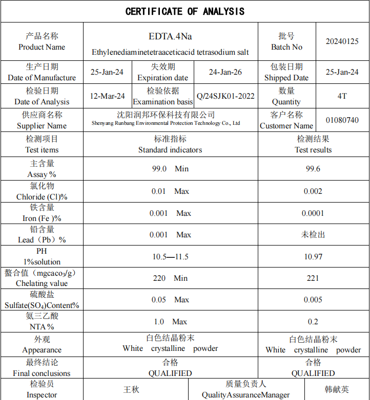 EDTA-4NA