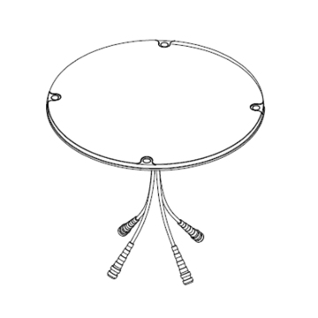 600-6000MHz 4-Port Indoor Omni Slim Ceiling Mount Antennas