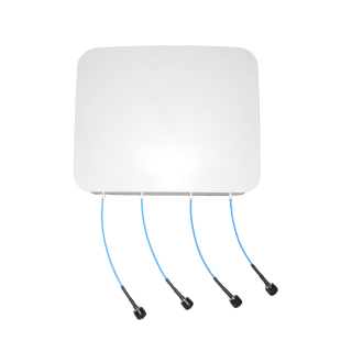 600-6000MHz Antenas de panel de montaje en pared direccionales para interiores de 4 puertos