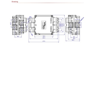 Dubbel 1710-1880MHz /1920-2690MHz diplexer