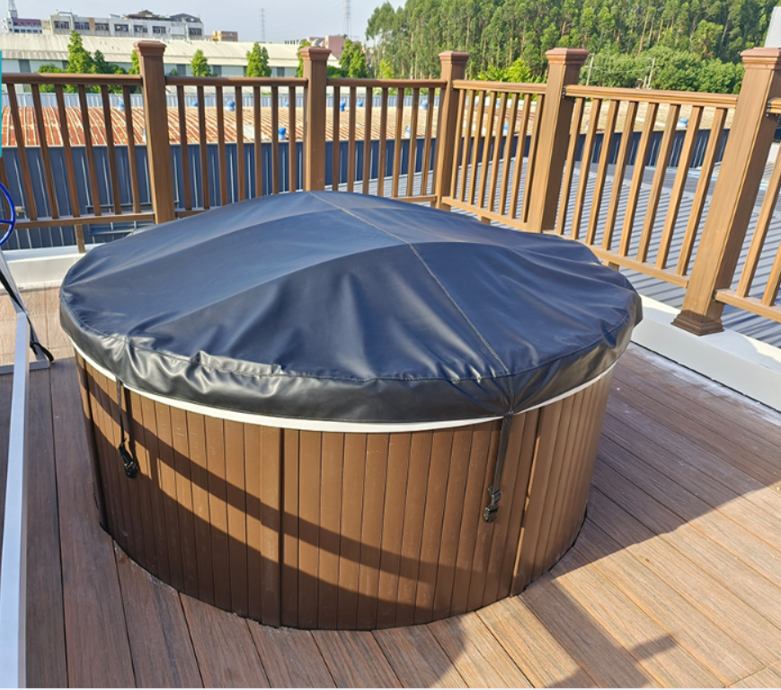 Rollaway Rolling Rollable Hot Tub Spa Cover