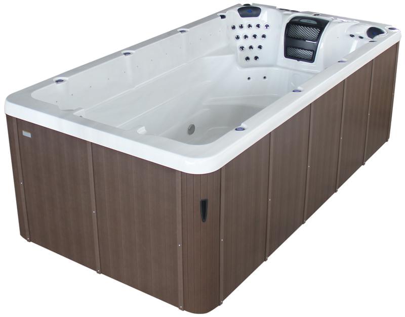 Swim spa with hot tub - 8805 with one super swim jet