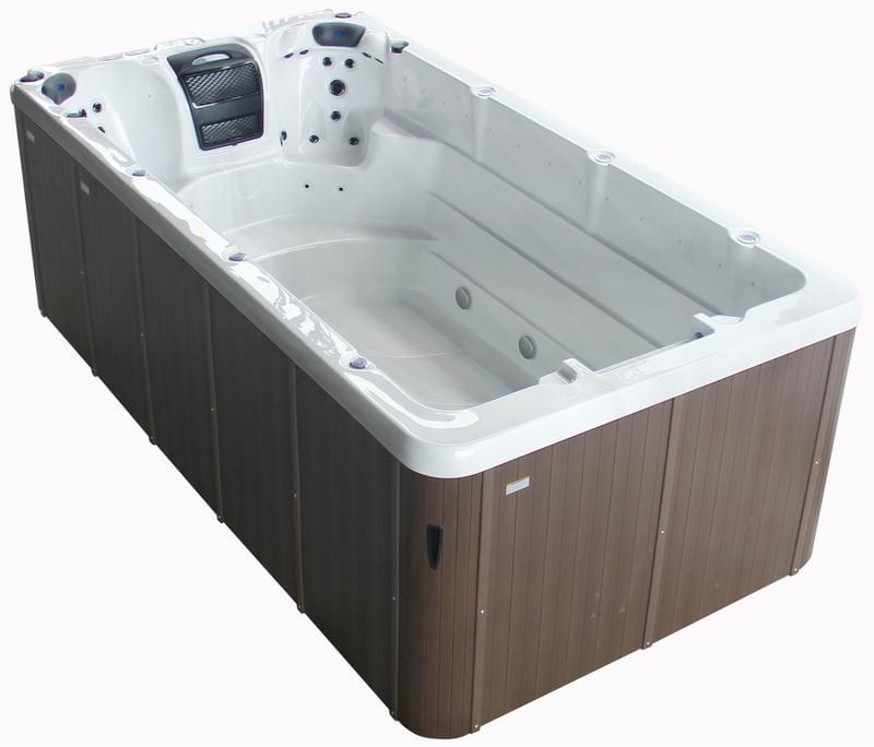 Swim spa with hot tub - 8805 with one super swim jet