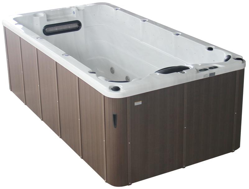 Swim spa with hot tub - 8805 with one super swim jet