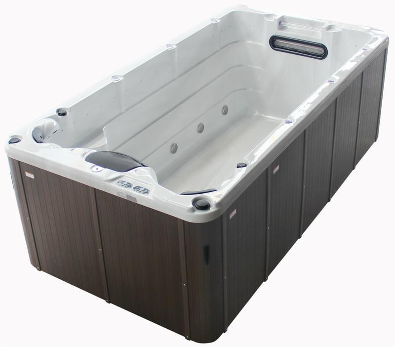 Swim spa with hot tub - 8805 with one super swim jet