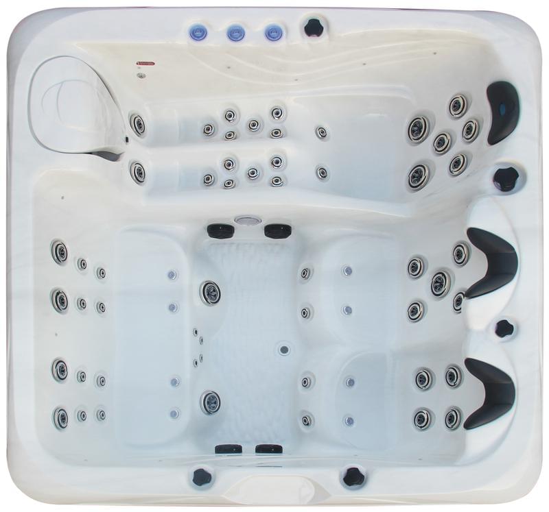 5 person square hot tub - 2205