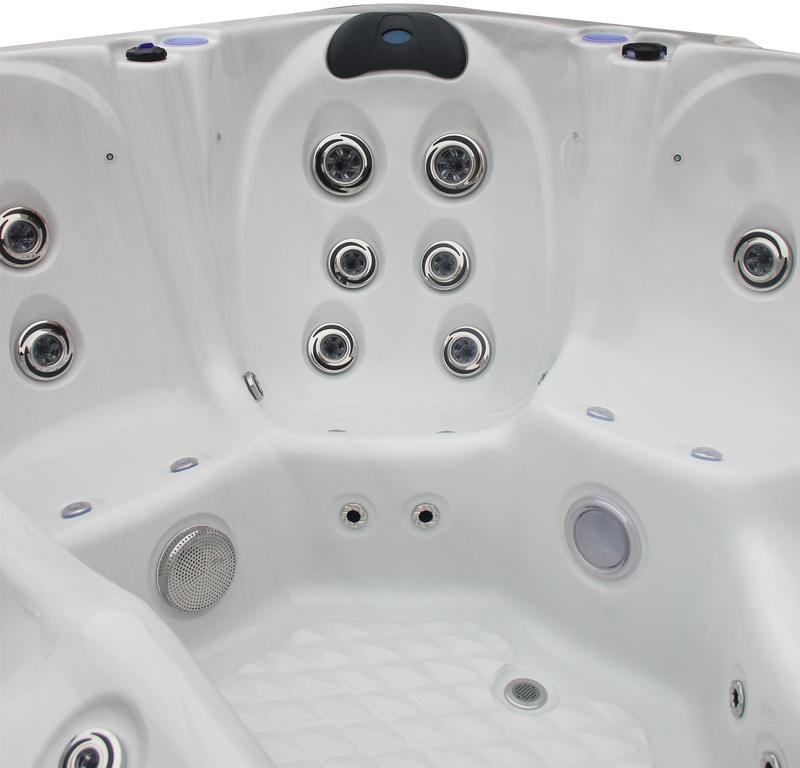 6 person square hot tub - 1101