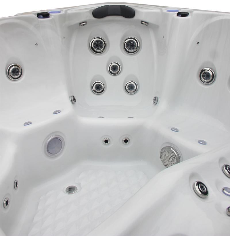 6 person square hot tub - 1101