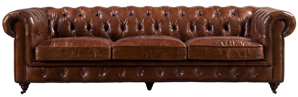 3 seater chesterfield sofa