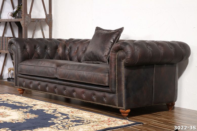 black chesterfield sofa