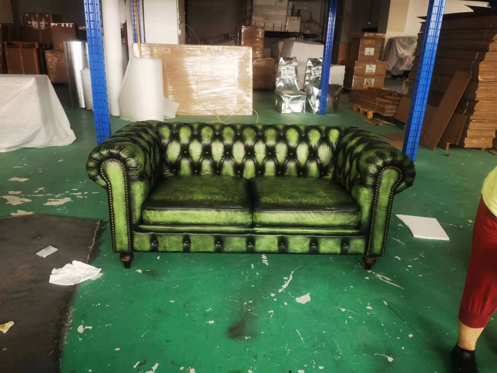 2 seater chesterfield sofa