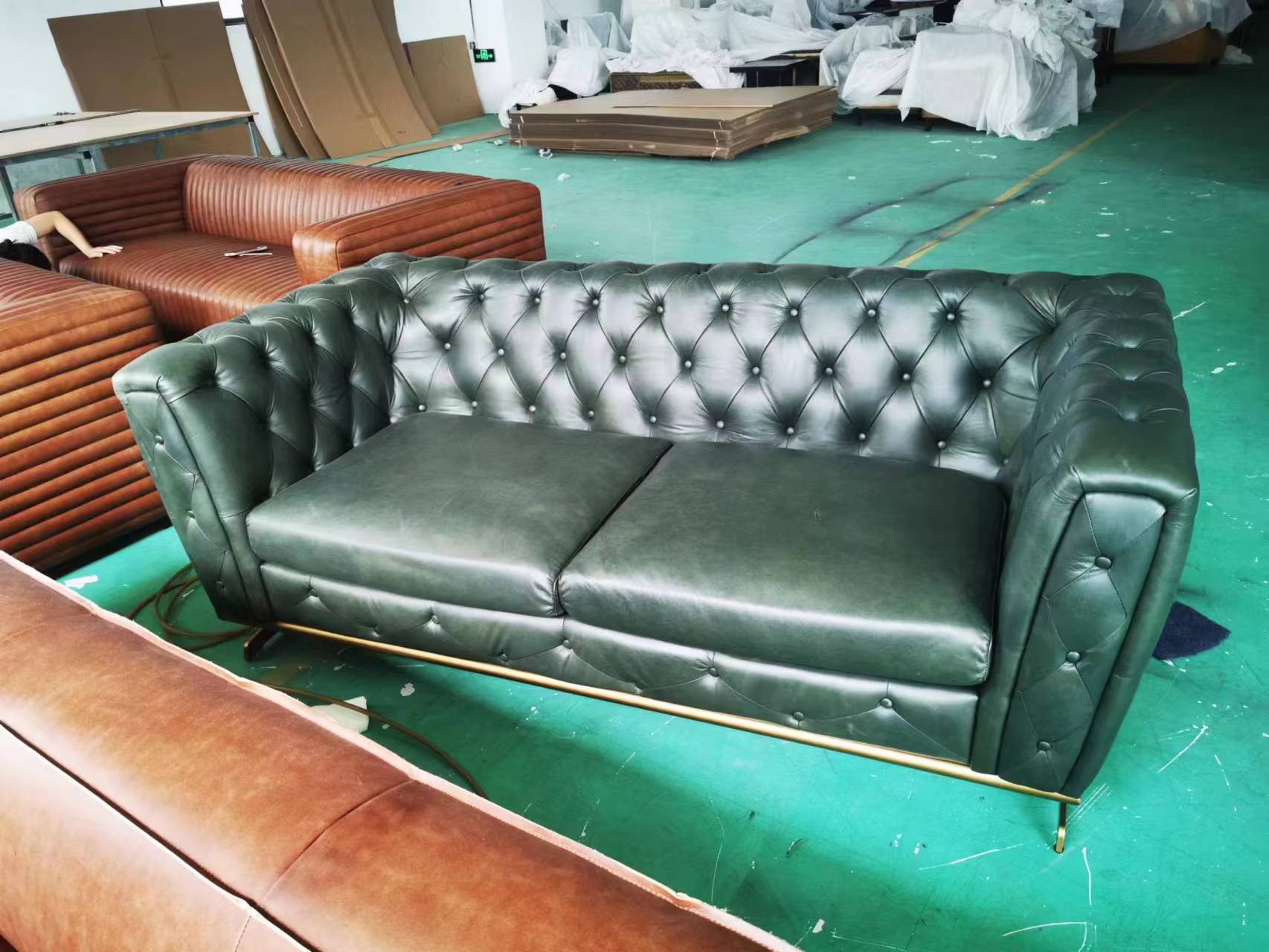 modern chesterfield sofa