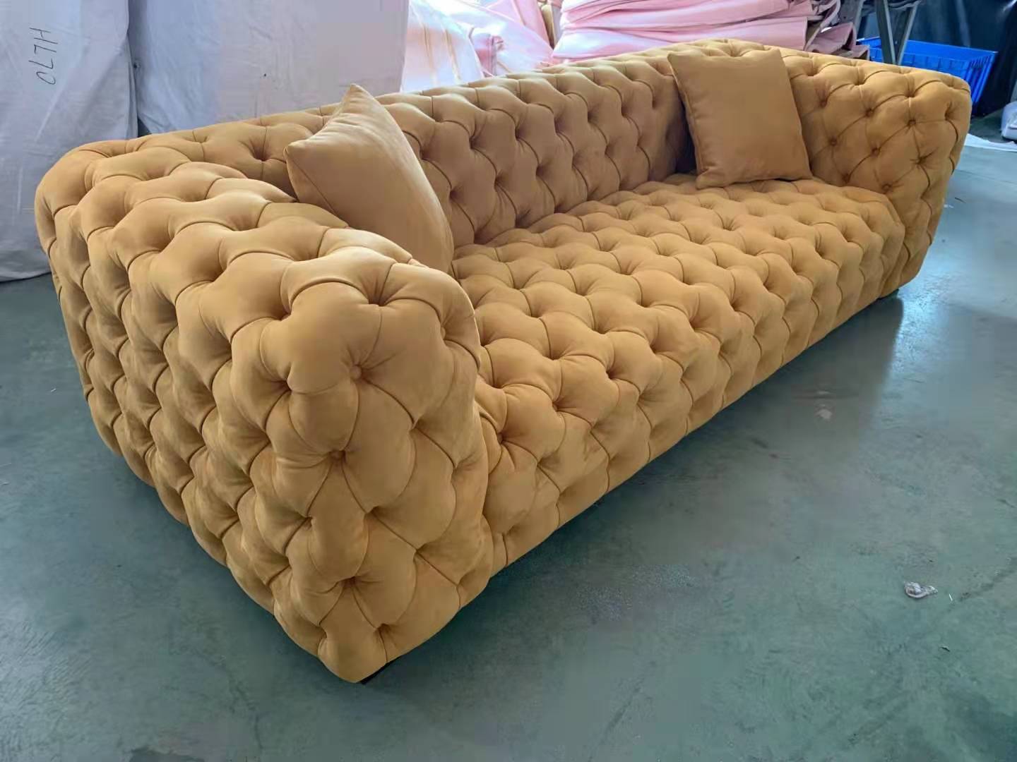 velvet chesterfield