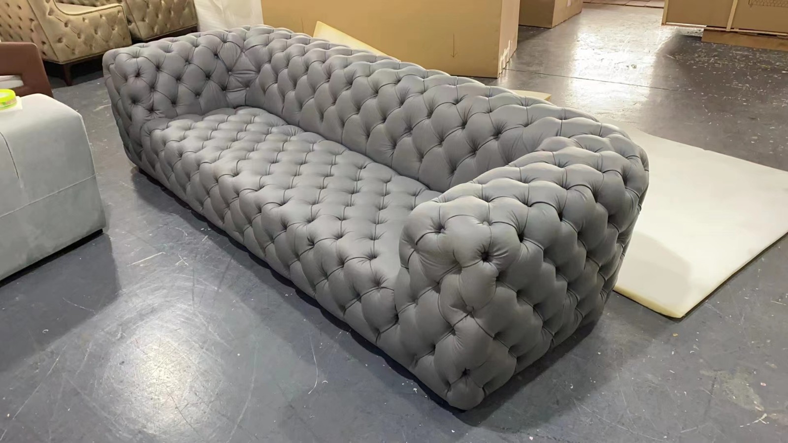 velvet chesterfield