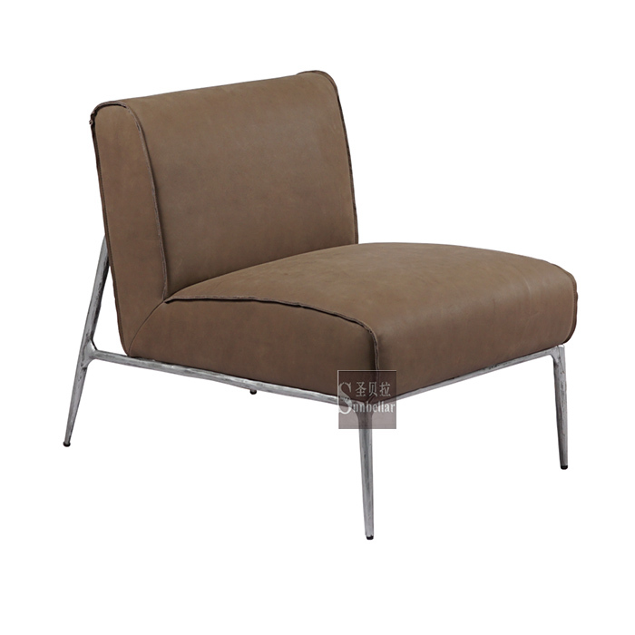 Supply Cream metal chairs mid century modern accent chair