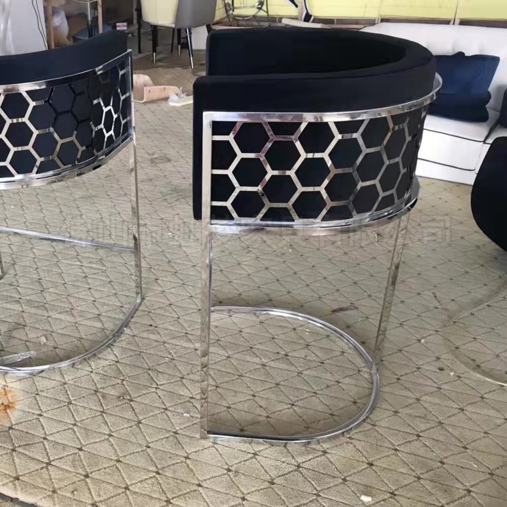 luxury leather bar stools