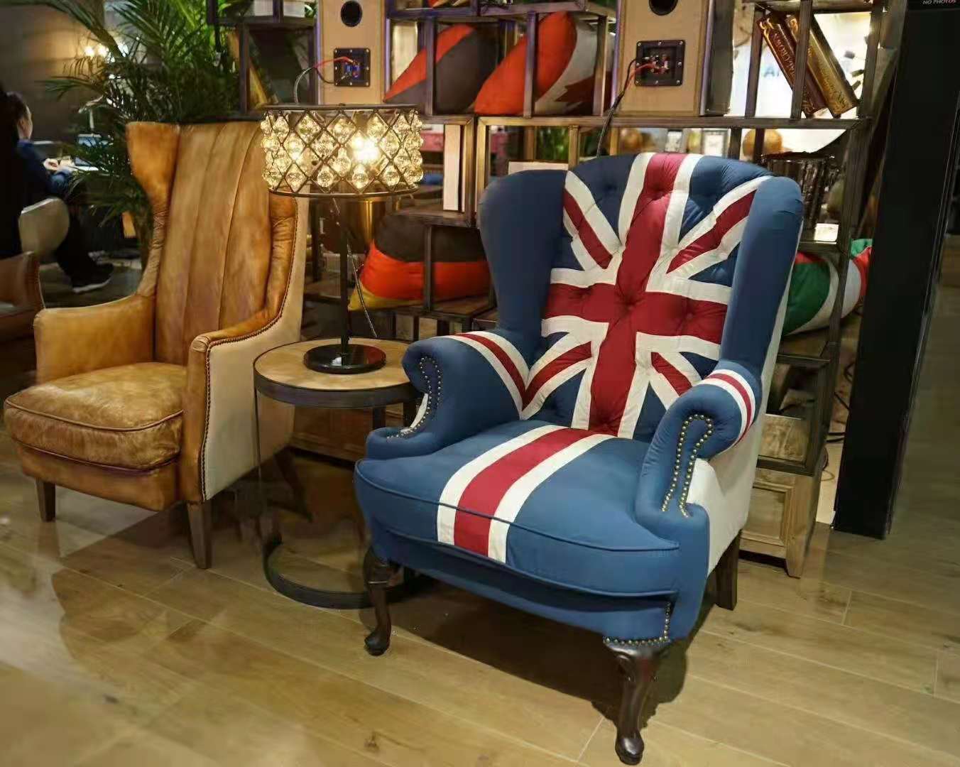 high back living room chair