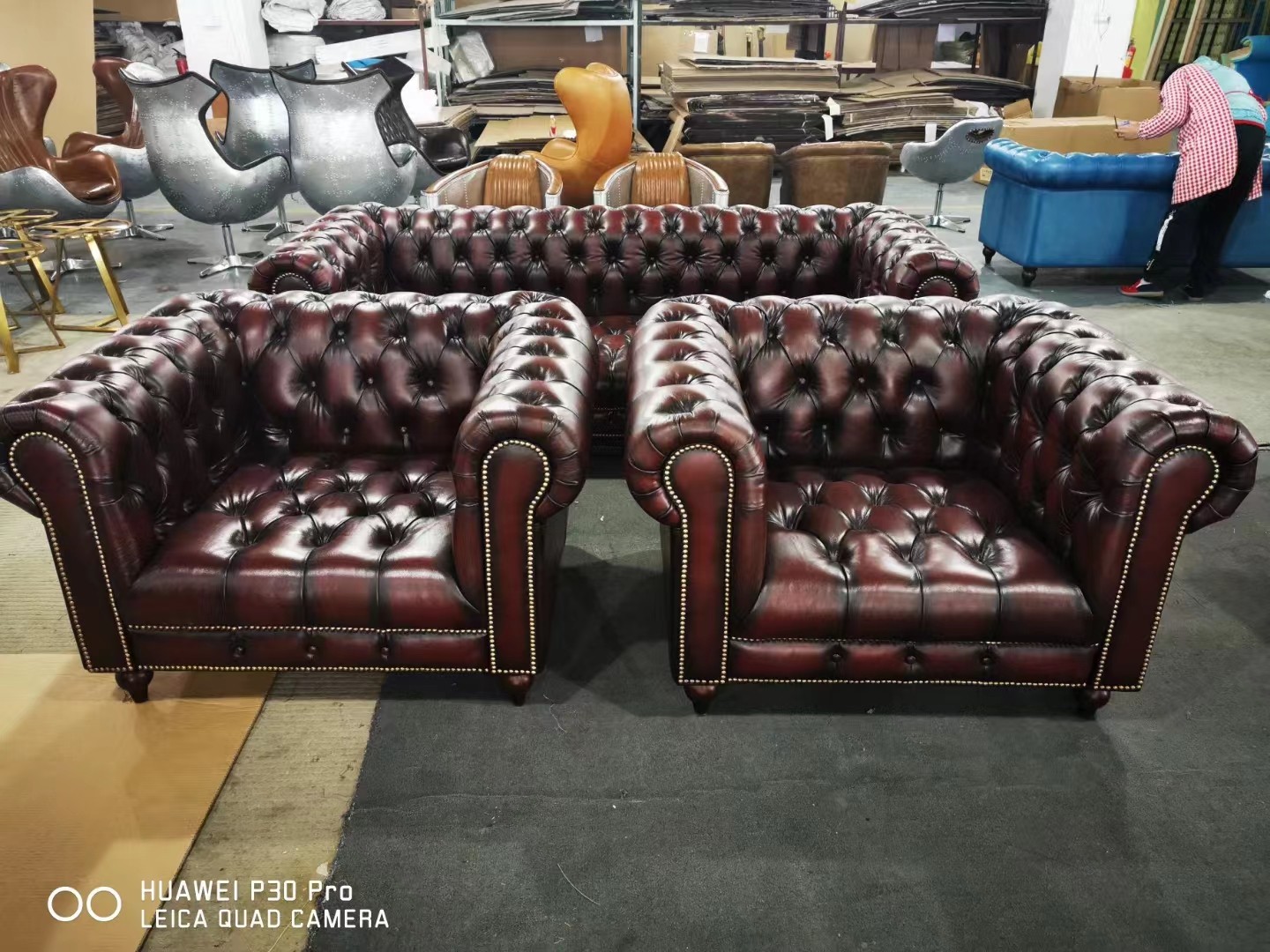 oxblood chesterfield