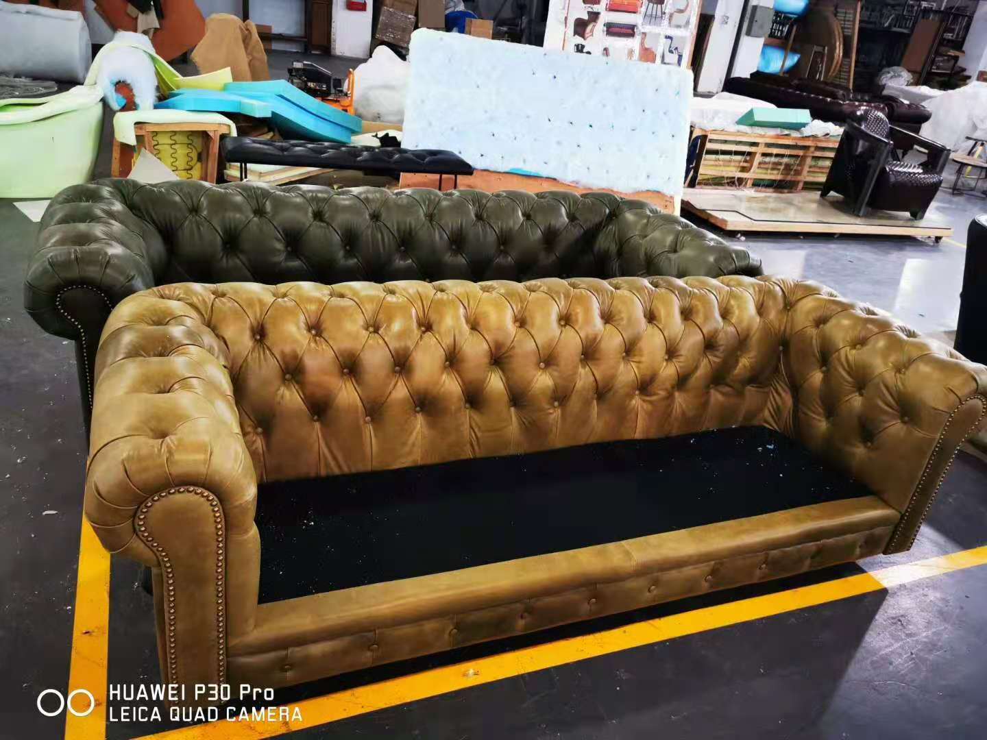 brown chesterfield sofa