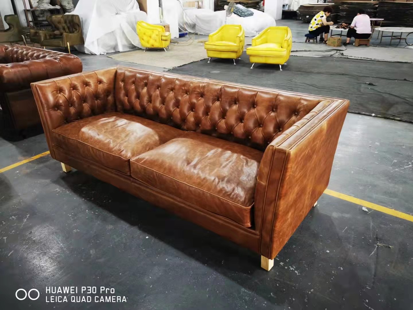 chesterfield sofa office