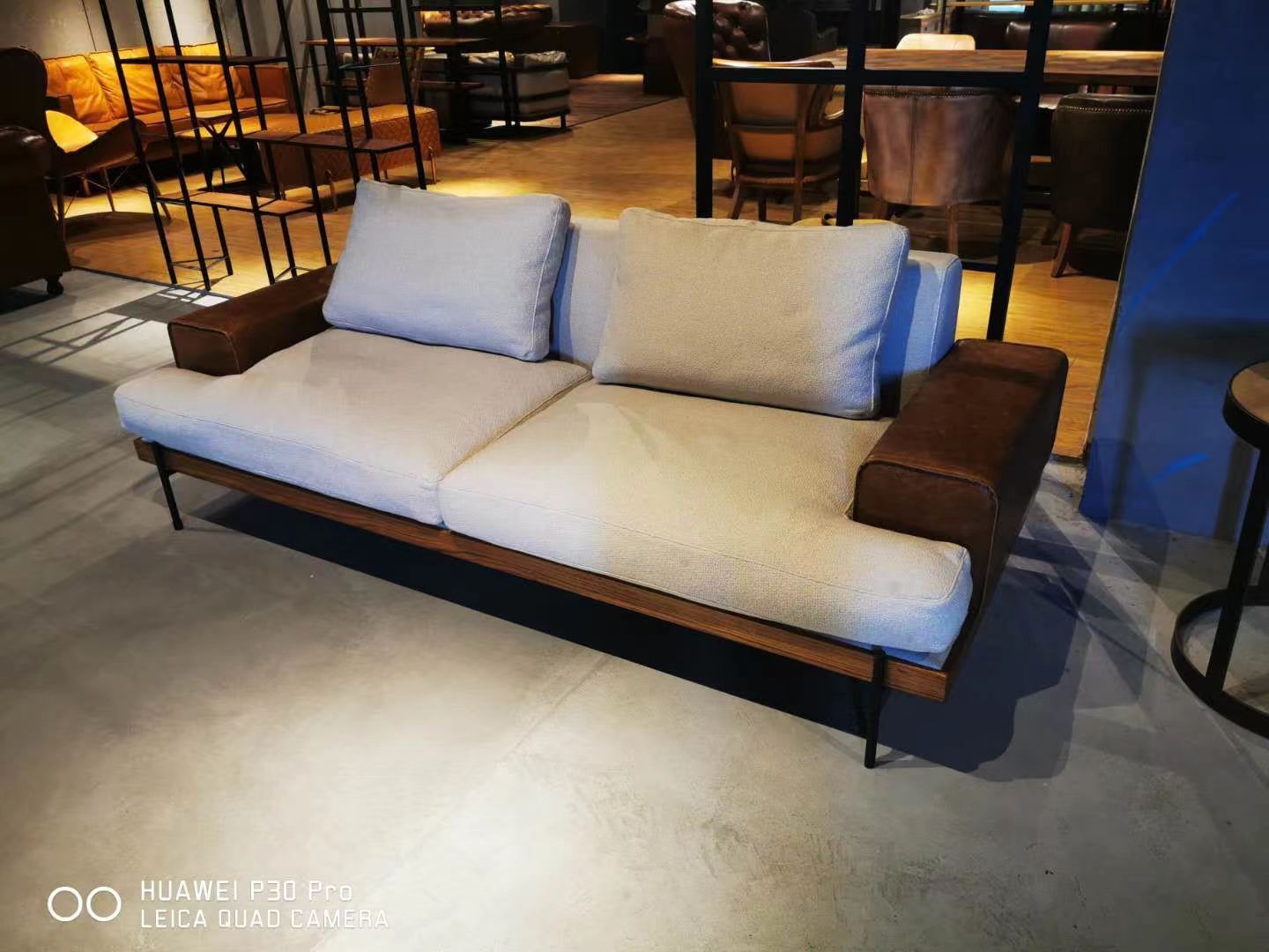 linen sofa