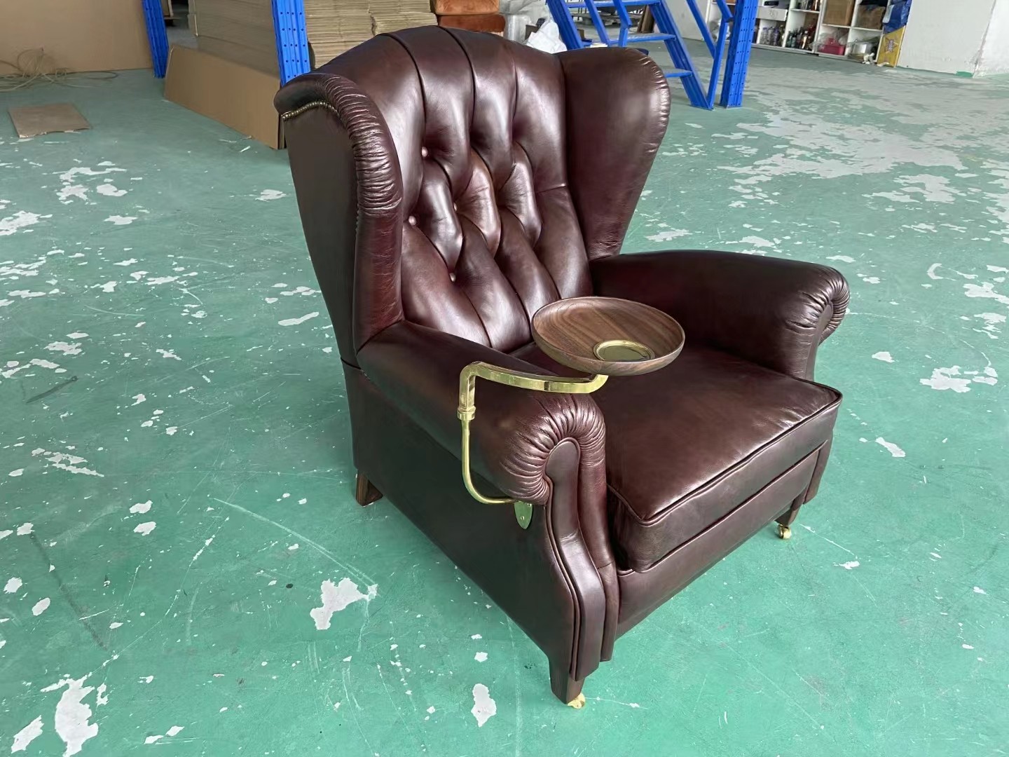 leather arm chairs